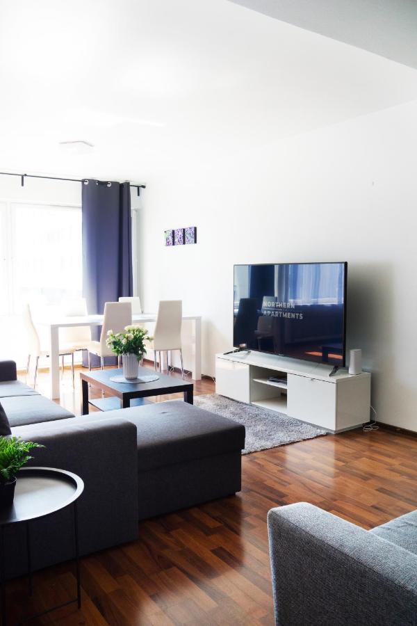 Oulu City Center 4-Room Apartment Parking ภายนอก รูปภาพ