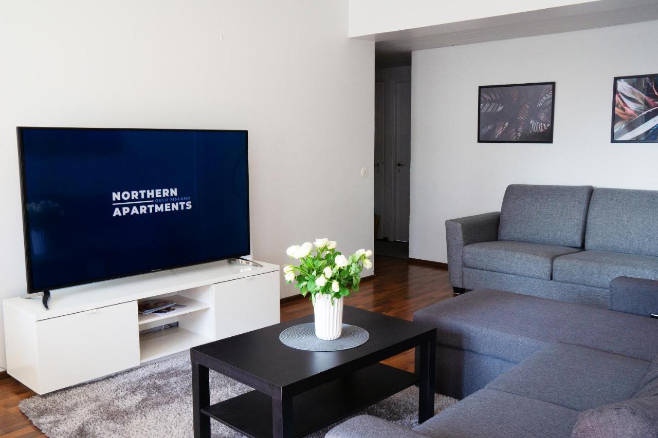 Oulu City Center 4-Room Apartment Parking ภายนอก รูปภาพ